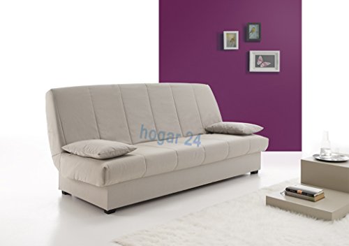 Hogar 24 - Sofa Cama Clic Clac con Arcón de Almacenaje, color Gris