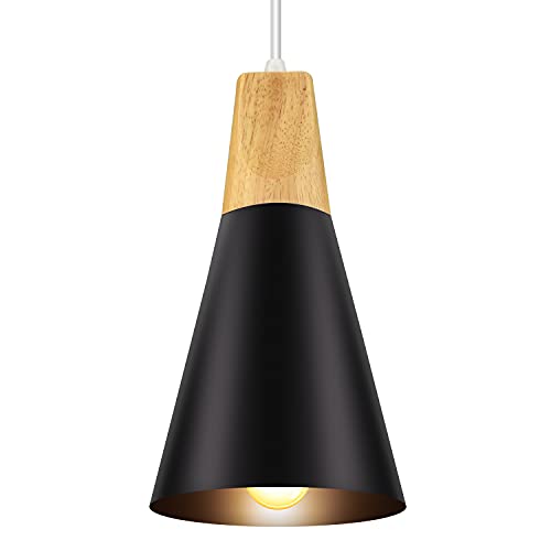 Lámpara de techo industrial con diseño de jaula de metal,estilo retro,lámpara de techo,lámpara de techo, lámpara de techo,lámpara de techo,lámpara para comedor,dormitorio, 25 cm, color blanco