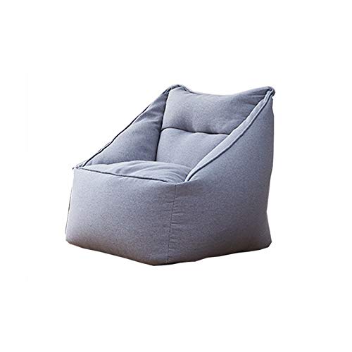 Puffs Pera, Bolsa De Frijoles, Con Relleno De Partículas Estilo Nórdico Sofá Individual Decoración Del Hogar Retirable Lavable Vestido Cubierto Sillón Reclinable Ergonómico ( Color : Gris claro )